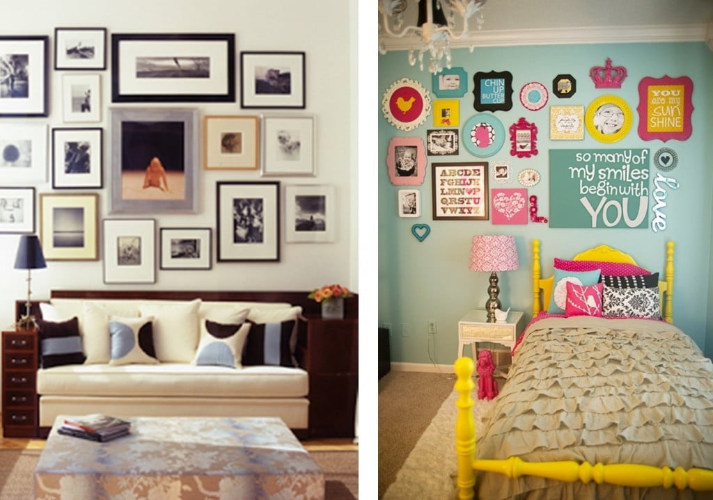 Dicas de decoração bonita e barata para sua casa 1 Como Decorar Paredes com Quadros horz 1024x719 1