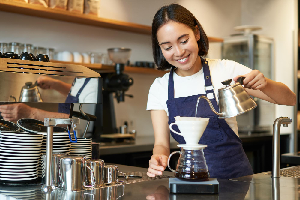 Quais são os benefícios de tomar café diariamente? 4 fazendo cafe