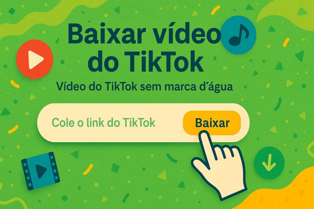 TikTok Downloader: Baixar Vídeo do TikTok Sem Marca D'água 1 Baixar Vídeo do TikTok