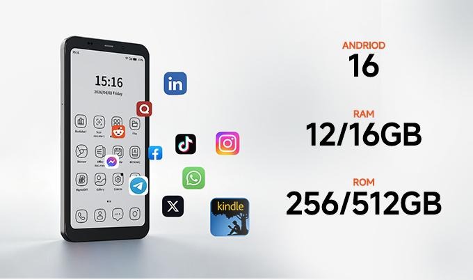 Primeiro smartphone E Ink de tela dupla grande do mundo com 80 FPS chegou ao Kickstarter em 10 de julho: Bigme HiBreak Dual 2 a partir de apenas US$ 544,50 5 image 11
